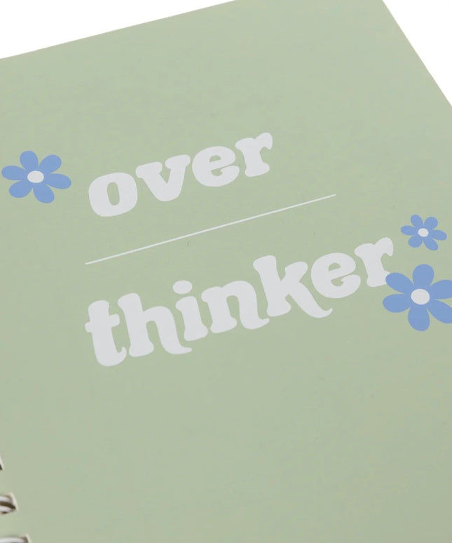 Cuaderno Anillado Grande Ecocuero - Over Thinker