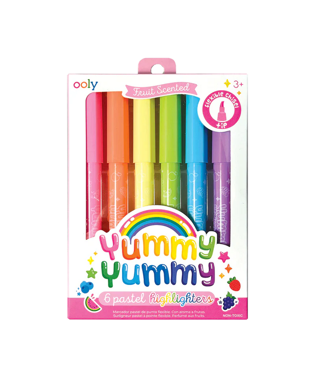 Set 6 destacadores perfumados Yummy Yummy