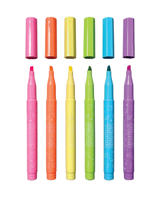 Set 6 destacadores perfumados Yummy Yummy