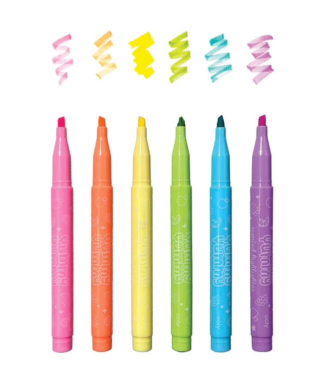 Set 6 destacadores perfumados Yummy Yummy