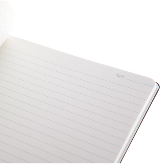 Libreta Ecocuero Negra - Girl Boss