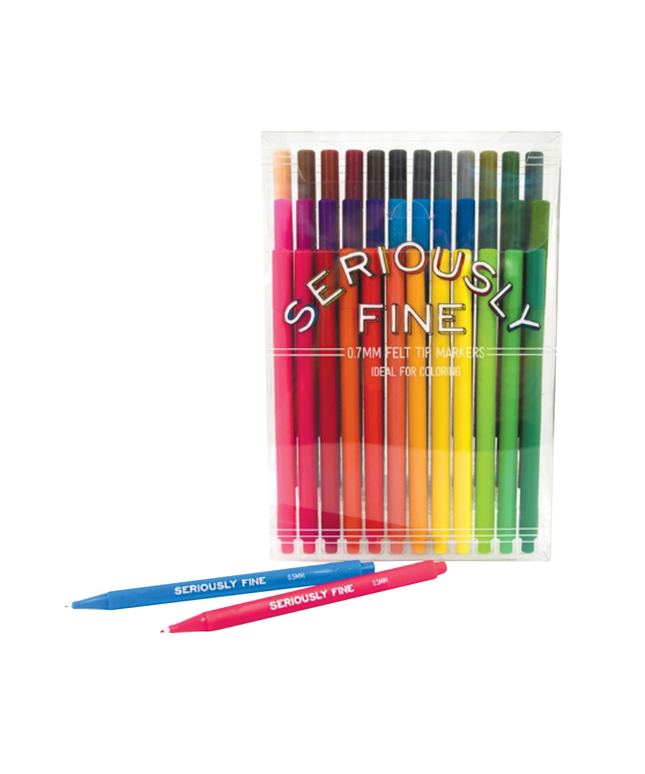 Set 36 Marcadores Punta Fina 0.7mm multicolor