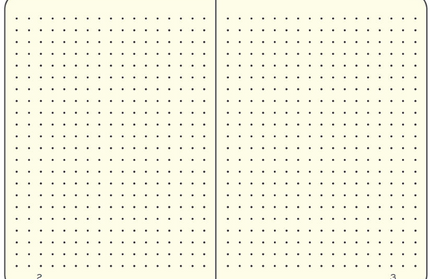 Libreta Mediana Tapa Dura Punteada Pacific Green Bullet