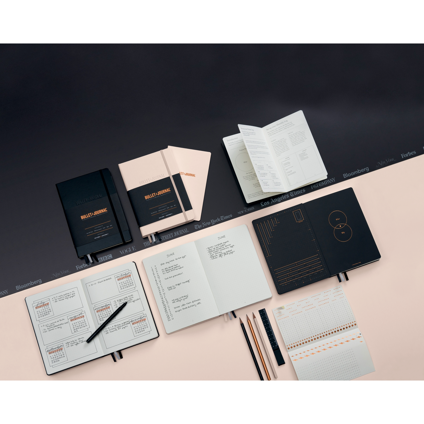 Libreta Mediana Bullet Journal Blush