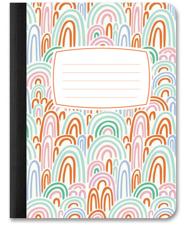 Set Libretas Rainbow Abstract