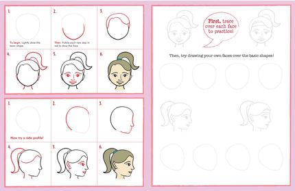 Libro Aprende a Dibujar Caritas