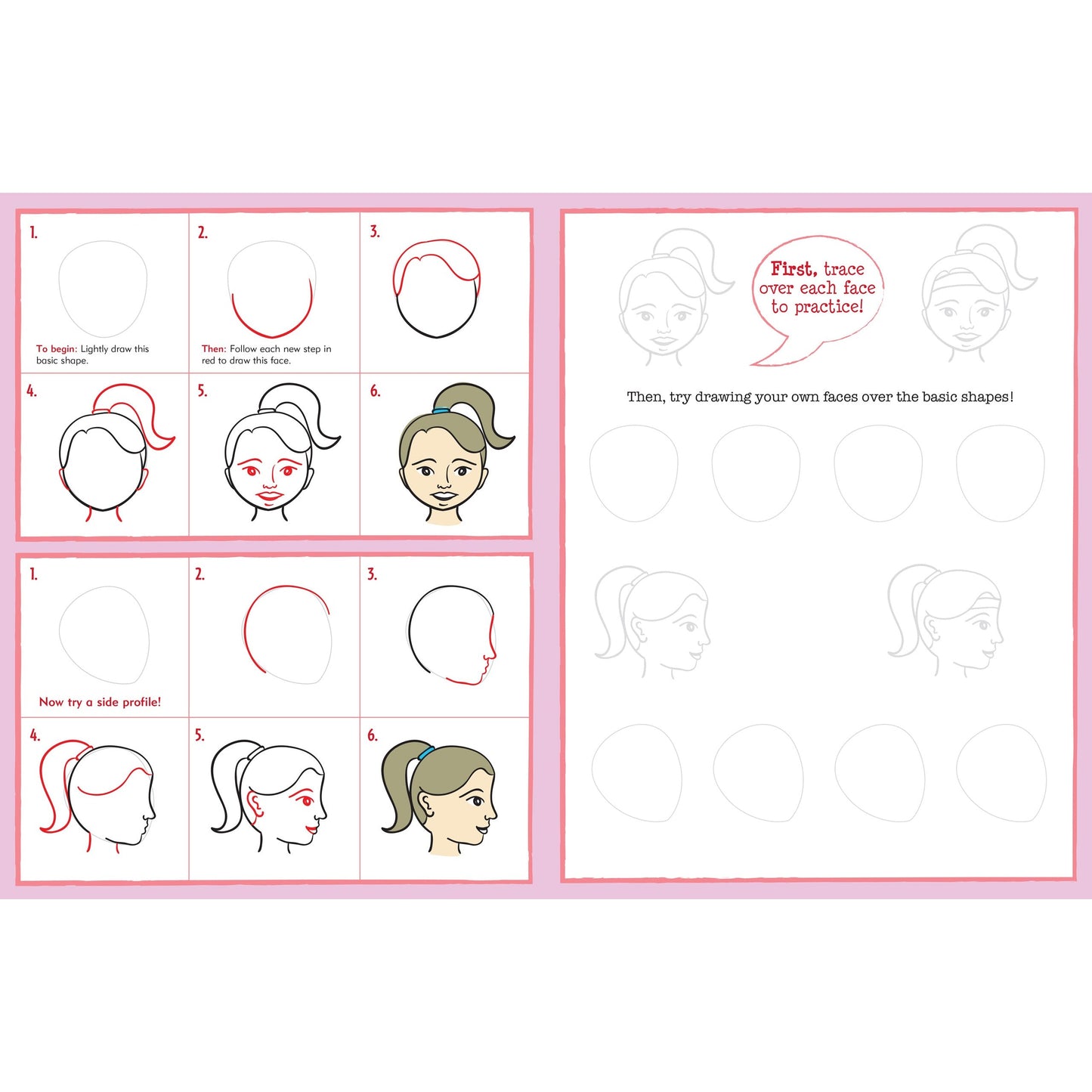Libro Aprende a Dibujar Caritas