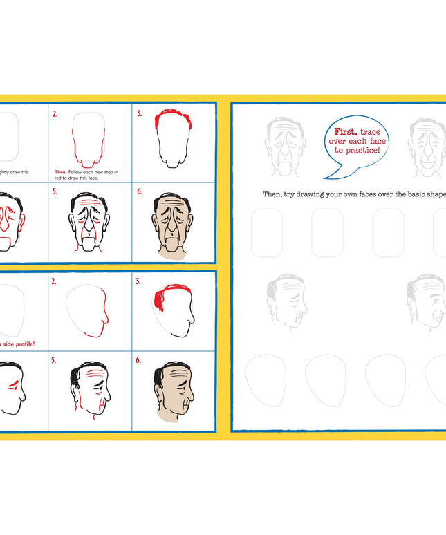 Libro Aprende a Dibujar Caritas