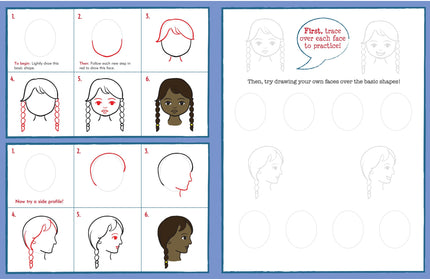 Libro Aprende a Dibujar Caritas