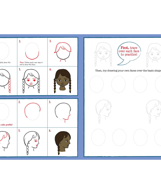 Libro Aprende a Dibujar Caritas