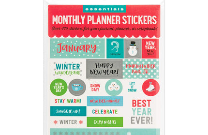 Set Stickers para Planner - Mes por Mes
