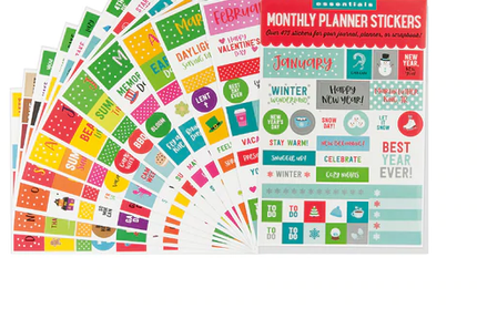 Set Stickers para Planner - Mes por Mes