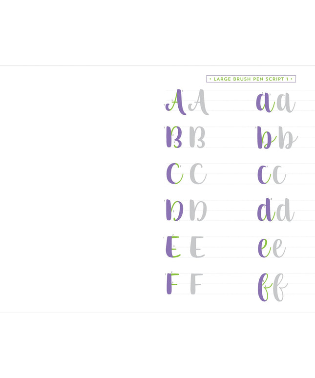 Set Hojas para Aprender Lettering