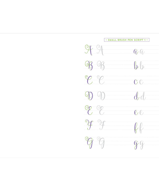 Set Hojas para Aprender Lettering