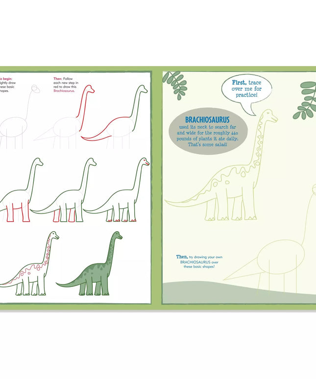 Libro para dibujar Dinosaurios