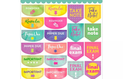 Set Stickers Planificación Student