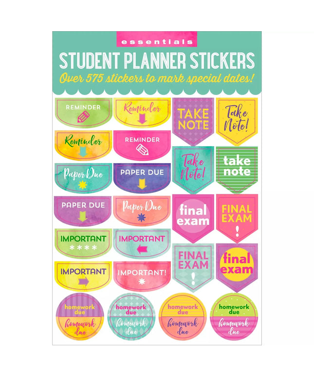 Set Stickers Planificación Student