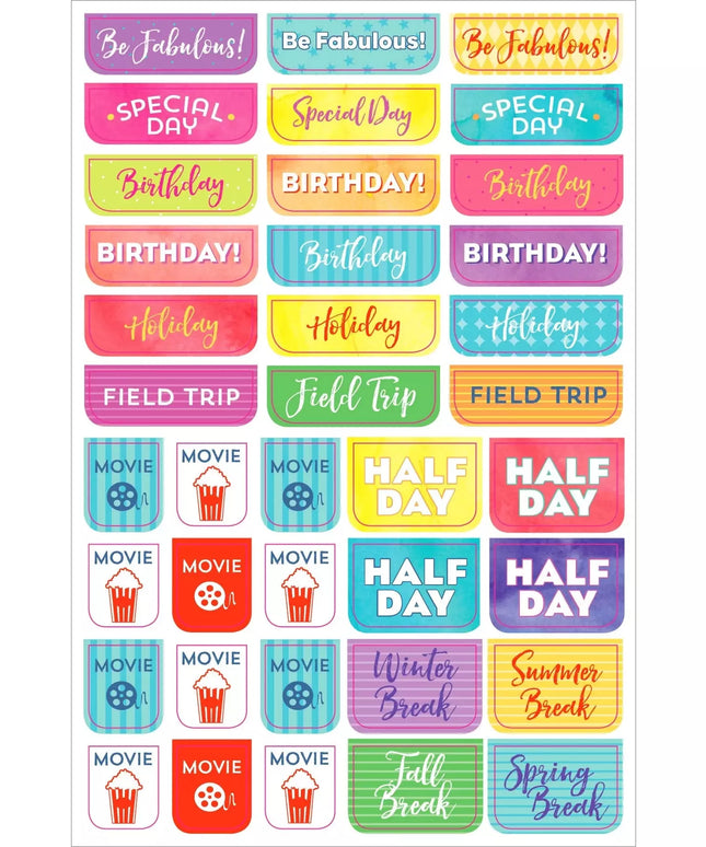 Set Stickers Planificación Student