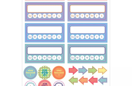 Set Stickers Planificación Habit Tracker