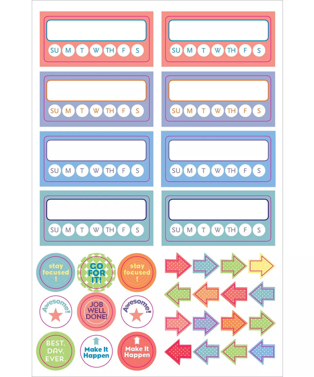 Set Stickers Planificación Habit Tracker