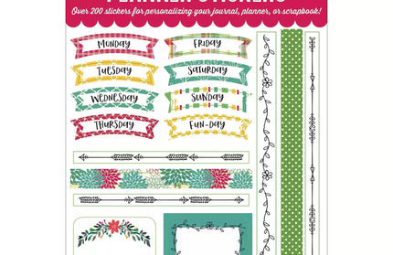 Set Stickers para Planner - Diseño Bordes