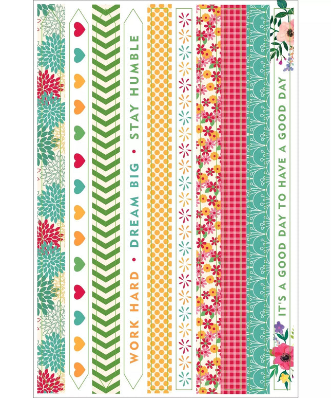 Set Stickers para Planner - Diseño Bordes