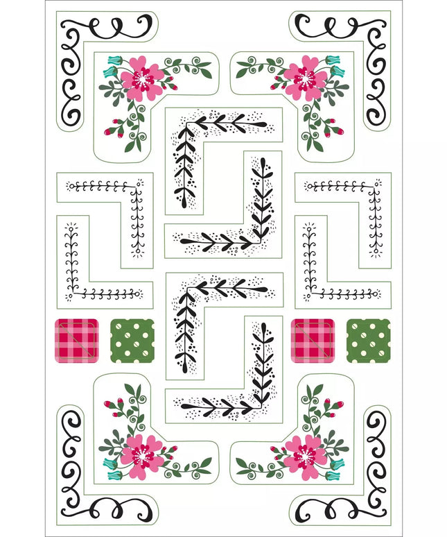 Set Stickers para Planner - Diseño Bordes