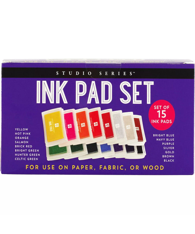 Set Almohadillas de Tinta para Sellos