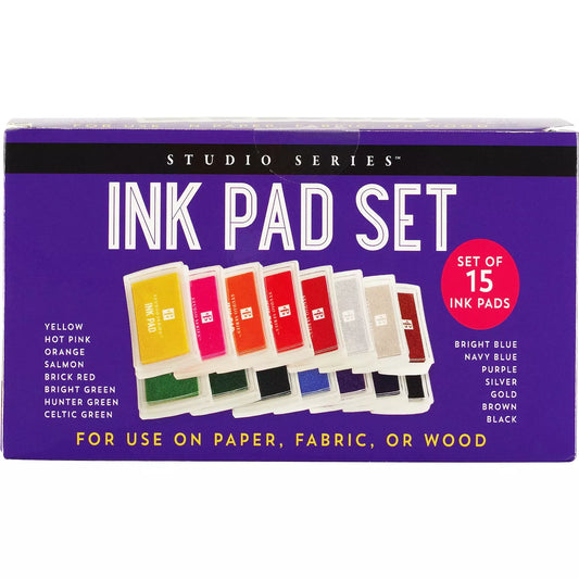 Set Almohadillas de Tinta para Sellos