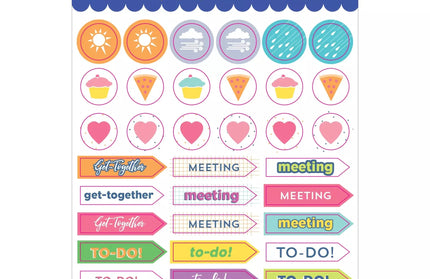 Stickers para Planner - Títulos y Formas