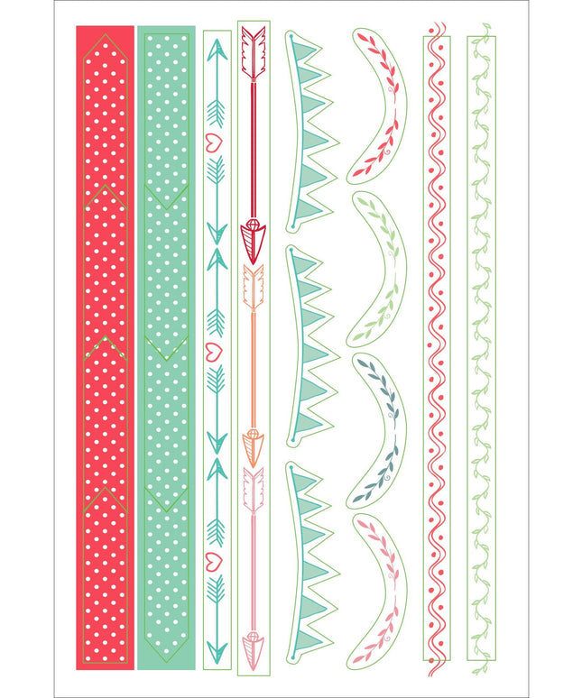 Set Stickers Planner Diseño Juvenil