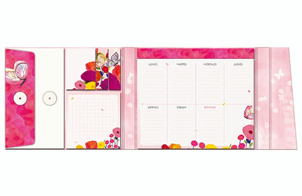 Planificador Semanal + Notitas Butterfly