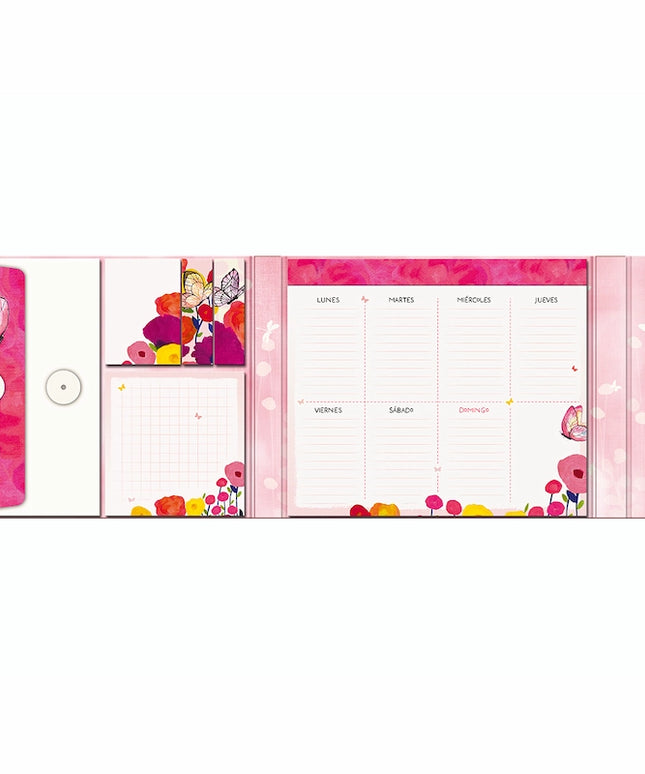 Planificador Semanal + Notitas Butterfly