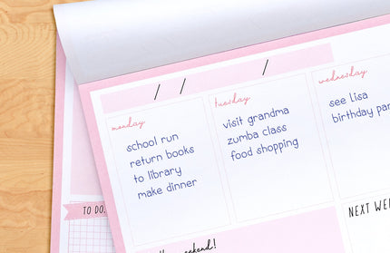 Planificador Semanal Ballerina