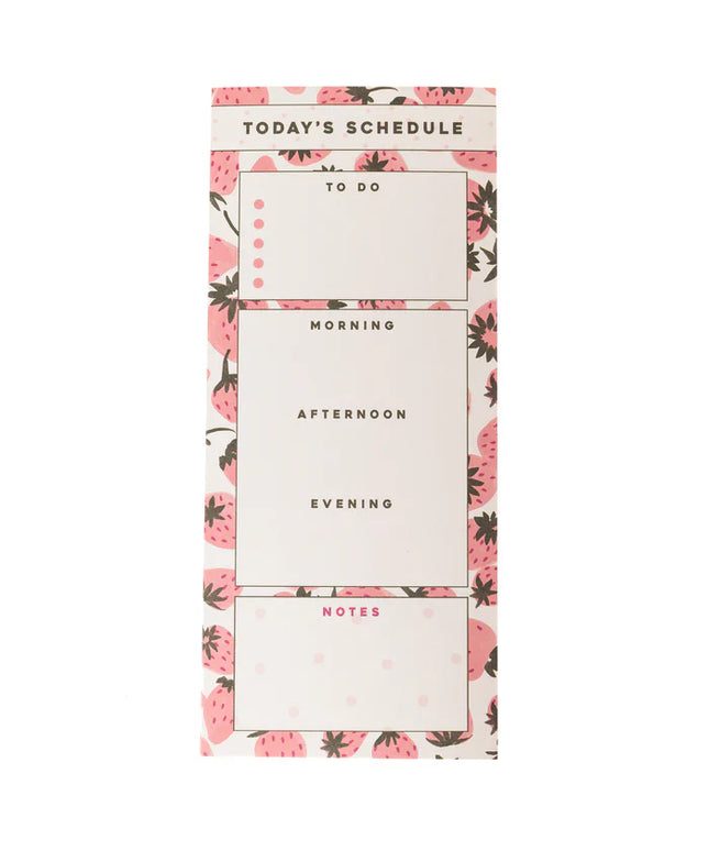 Block de Notas Magnético Pink Strawberry