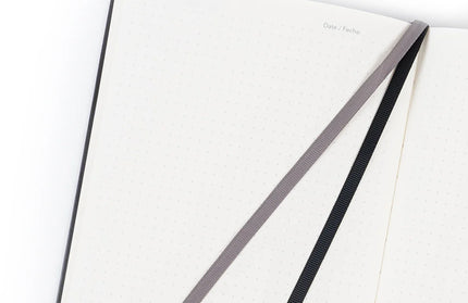 Libreta Mediana Negra Punteada