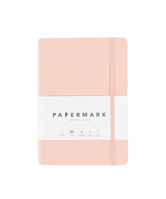 Libreta Mediana Coral Punteada