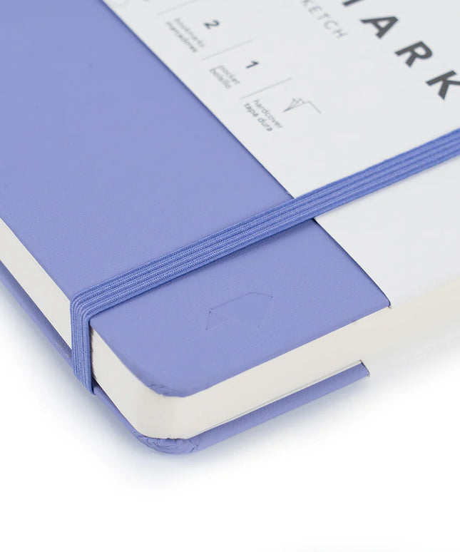 Libreta Mediana Lila Punteada