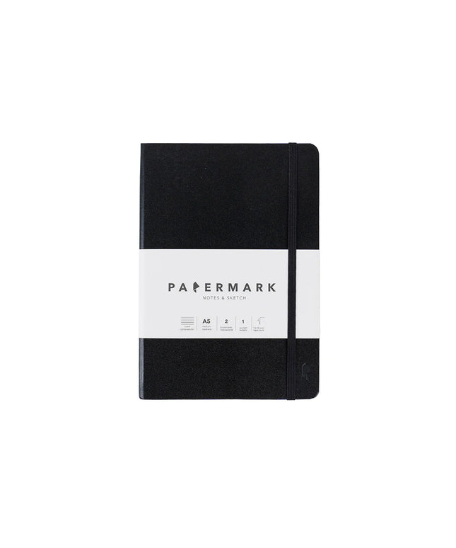 Libreta A5 Composición - Negro