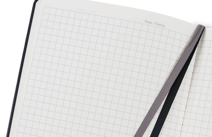 Libreta A5 Cuadriculada - Negro