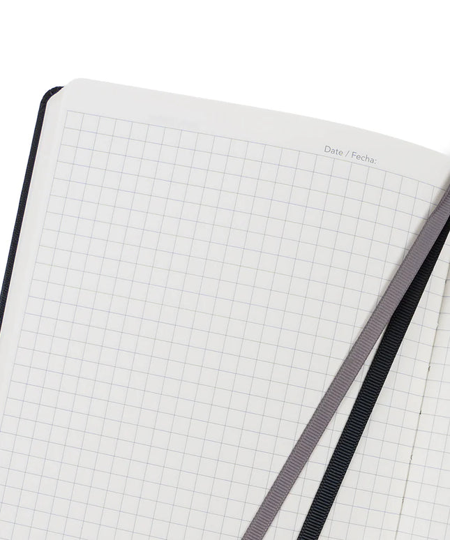 Libreta A5 Cuadriculada - Negro