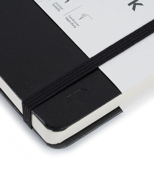 Libreta A5 Cuadriculada - Negro