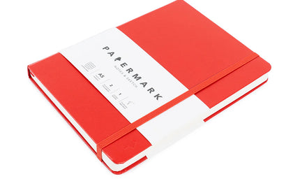 Libreta A5 Cuadriculada - Rojo