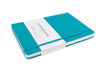 Libreta B5 Cuadriculada - Azul Claro