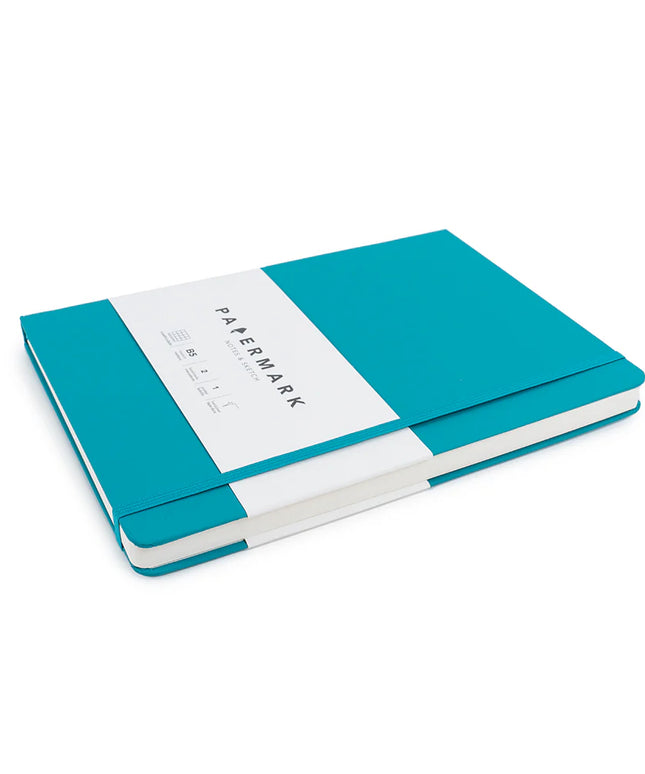 Libreta B5 Cuadriculada - Azul Claro