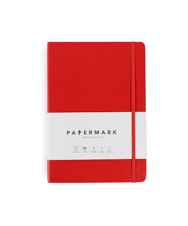 Libreta B5 Composición - Rojo
