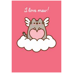 Tarjeta con Sobre Amor Pusheen Love Mew