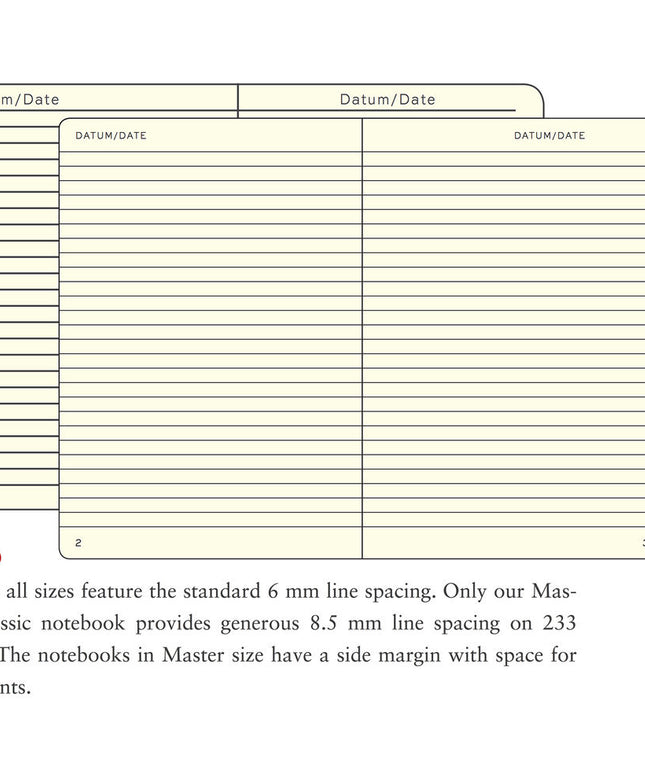 Libreta Mediana Tapa Dura Composición Negra