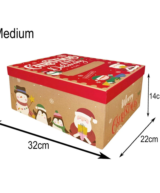 Caja Regalo Navidad Mediana - Personalizable Santa