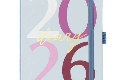 Agenda 2026 Chica 12M Sem Vista - Diary Azul